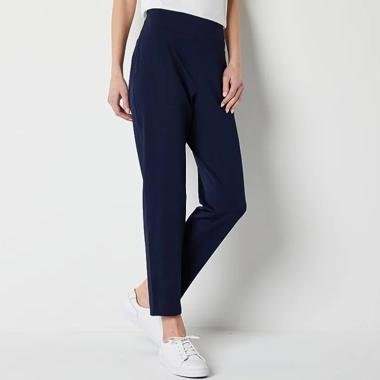 Stylus Womens Tapered High Rise Pull-On Pant