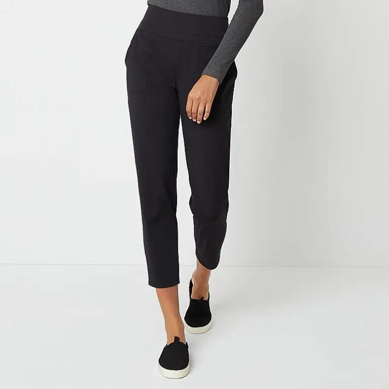 Stylus Womens Tapered High Rise Pull-On Pant