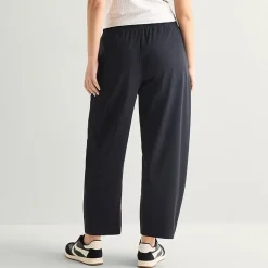 Stylus Womens Wide Leg Mid Rise Pull-On Pant