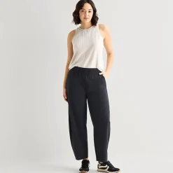 Stylus Womens Wide Leg Mid Rise Pull-On Pant