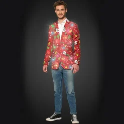 Suitmeister Light Up Christmas Mens Slim Fit Blazer