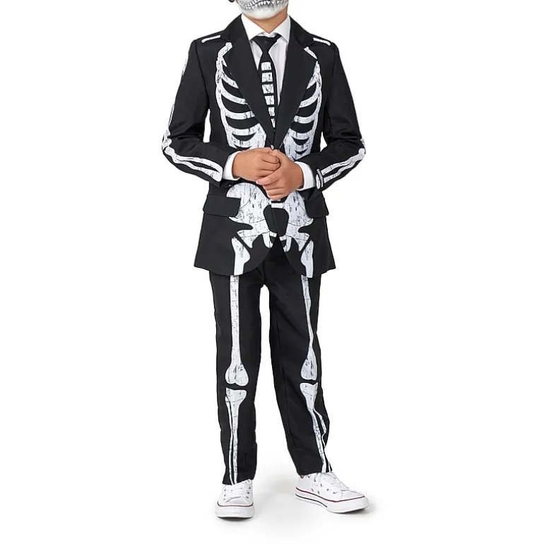 Suitmeister Skeleton Little & Big Kid Boys 3-pc. Suit Set
