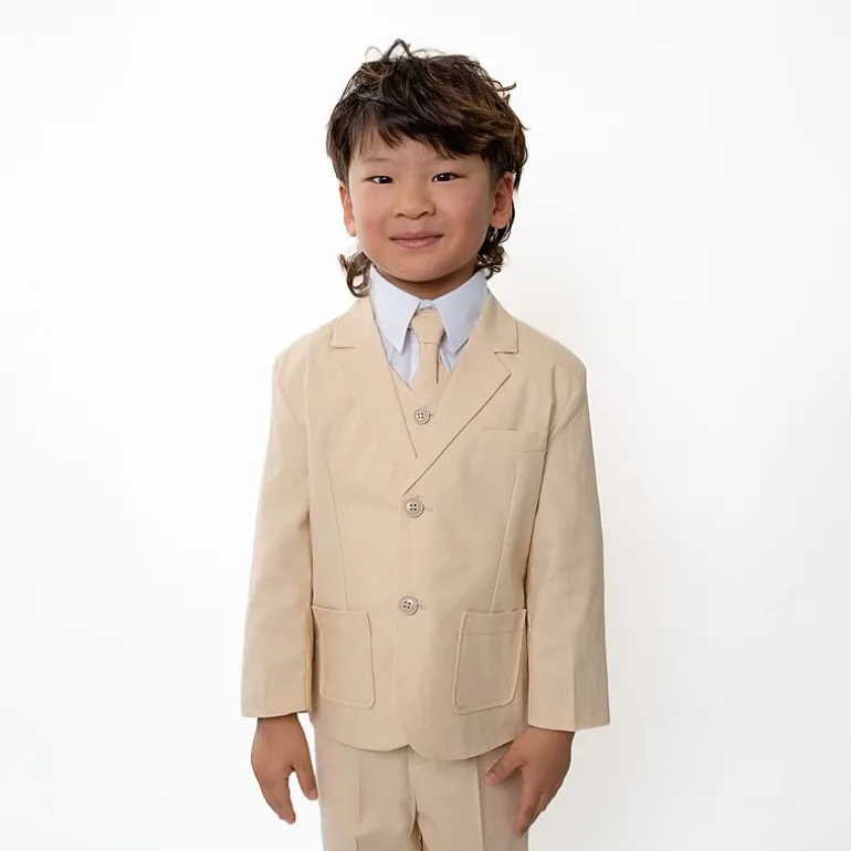 Suit the BOYZ Linen Blend Toddler Boys 5-pc. Suit Set