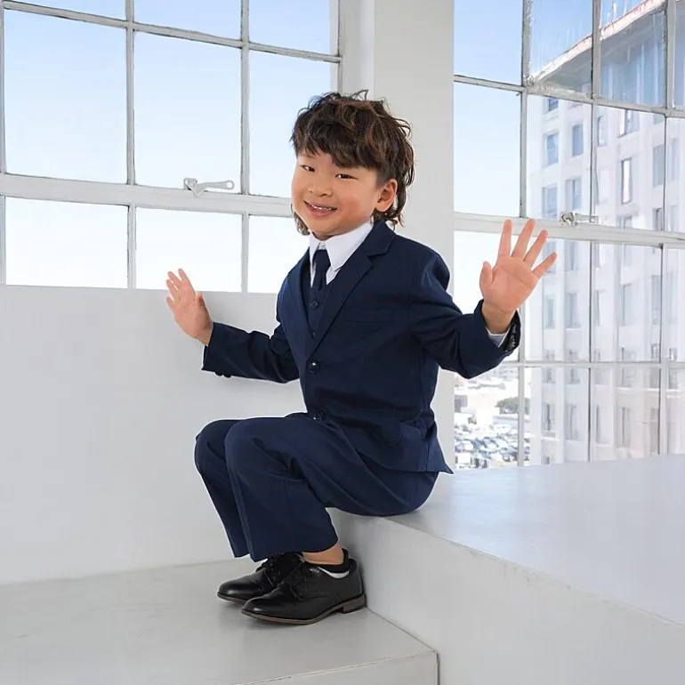 Suit the BOYZ Linen Blend Toddler Boys 5-pc. Suit Set