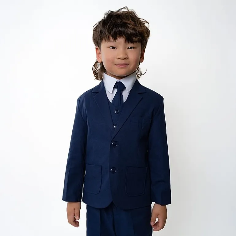 Suit the BOYZ Linen Blend Toddler Boys 5-pc. Suit Set