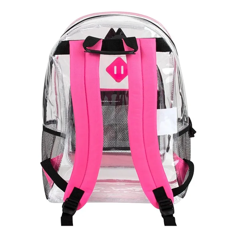 Summit Ridge Delux Clear Backpack With Mesh