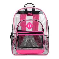 Summit Ridge Delux Clear Backpack With Mesh
