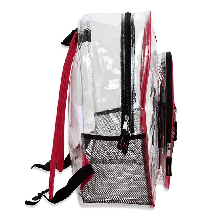 Summit Ridge Delux Clear Backpack With Mesh