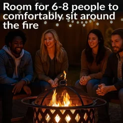 Sunnydaze Collection Portable Weather Resistant Fire Pit