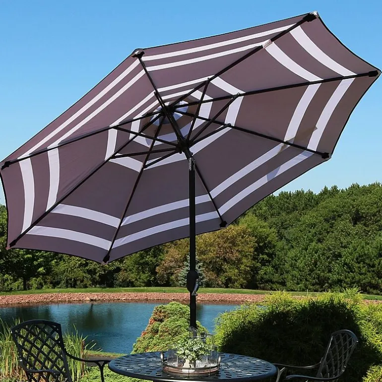 Sunnydaze® 9-Foot Patio Umbrella with Push Button Tilt