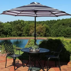 Sunnydaze® 9-Foot Patio Umbrella with Push Button Tilt