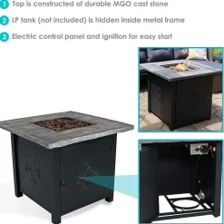 Sunnydaze Patio Collection Fire Pit