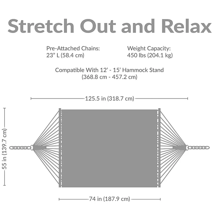 Sunnydaze Patio Furniture Hammock