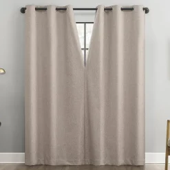 Sun Zero Aldwin Grommet Top Energy Saving 100% Blackout Single Curtain Panel