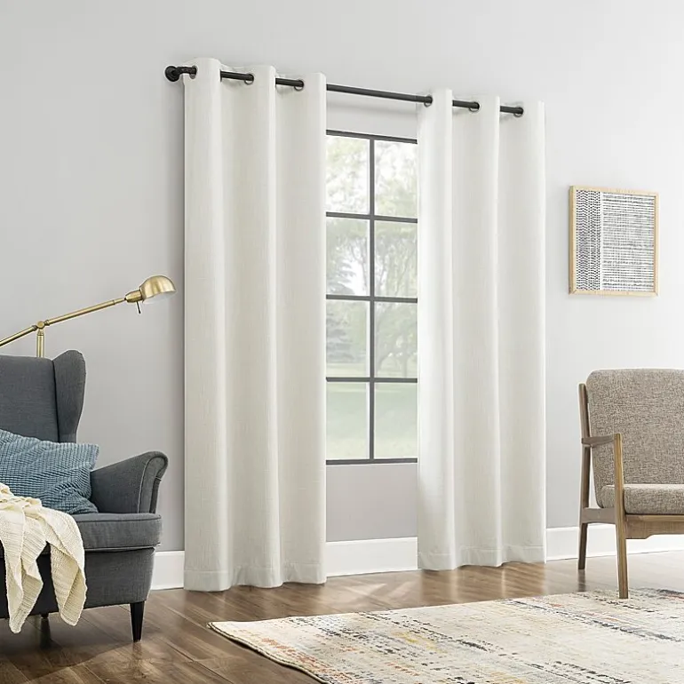 Sun Zero Aldwin Grommet Top Energy Saving 100% Blackout Single Curtain Panel