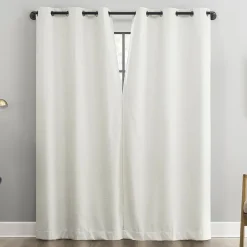 Sun Zero Aldwin Grommet Top Energy Saving 100% Blackout Single Curtain Panel