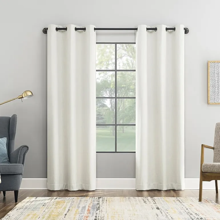 Sun Zero Aldwin Grommet Top Energy Saving 100% Blackout Single Curtain Panel