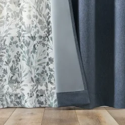 Sun Zero Arbor Print Grommet Top Blackout Set of 4 Curtain Panel