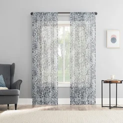 Sun Zero Arbor Print Grommet Top Blackout Set of 4 Curtain Panel