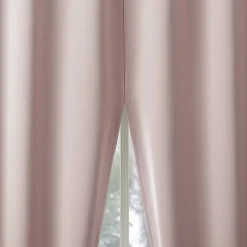 Sun Zero Aria Magnetic Closure Back Tab 100% Blackout Set of 2 Curtain Panel