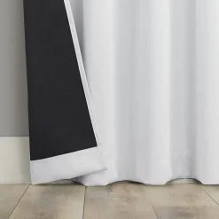 Sun Zero Aria Magnetic Closure Back Tab 100% Blackout Set of 2 Curtain Panel