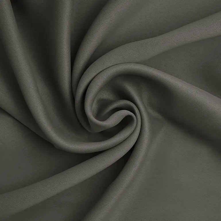 Sun Zero Bergen Rod Pocket 100% Blackout Single Curtain Panel