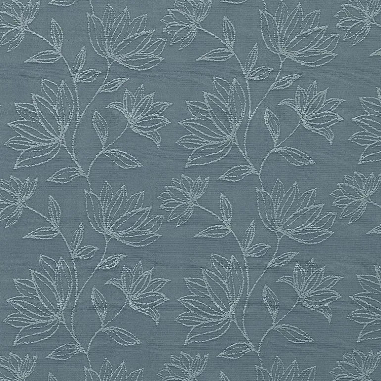 Sun Zero Bronte Floral Rod Pocket Light-Filtering Single Curtain Panel