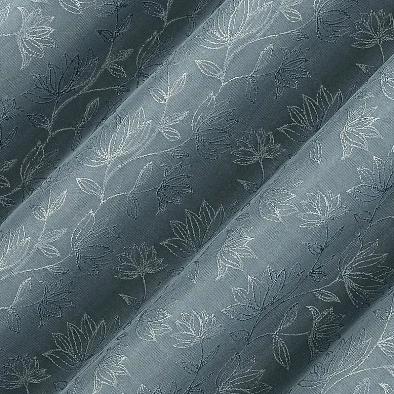 Sun Zero Bronte Floral Rod Pocket Light-Filtering Single Curtain Panel