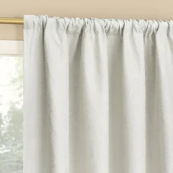 Sun Zero Bronte Floral Rod Pocket Light-Filtering Single Curtain Panel