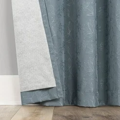 Sun Zero Bronte Floral Rod Pocket Light-Filtering Single Curtain Panel
