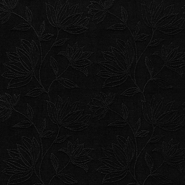 Sun Zero Bronte Floral Rod Pocket Light-Filtering Single Curtain Panel