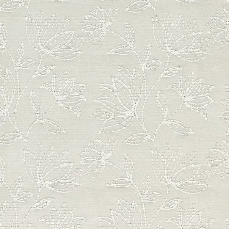 Sun Zero Bronte Floral Rod Pocket Light-Filtering Single Curtain Panel