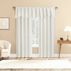 Sun Zero Bronte Floral Rod Pocket Light-Filtering Single Curtain Panel