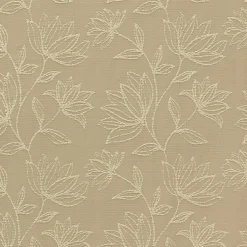 Sun Zero Bronte Floral Rod Pocket Light-Filtering Single Curtain Panel