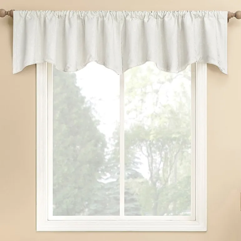 Sun Zero Bronte Floral Rod Pocket Tailored Valance