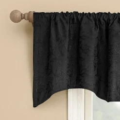 Sun Zero Bronte Floral Rod Pocket Tailored Valance