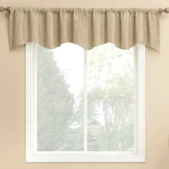Sun Zero Bronte Floral Rod Pocket Tailored Valance