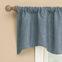 Sun Zero Bronte Floral Rod Pocket Tailored Valance