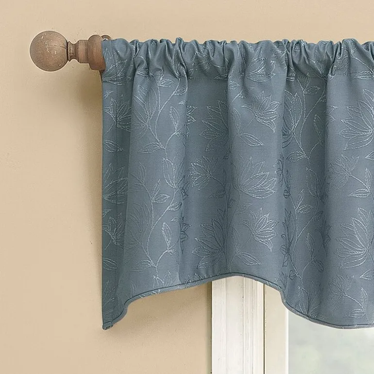 Sun Zero Bronte Floral Rod Pocket Tailored Valance