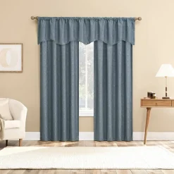 Sun Zero Bronte Floral Rod Pocket Tailored Valance