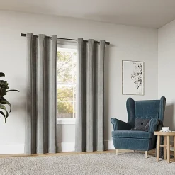 Sun Zero Cascade Grommet Top Blackout Single Curtain Panel