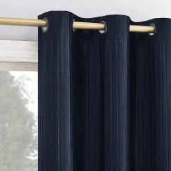 Sun Zero Cascade Grommet Top Blackout Single Curtain Panel