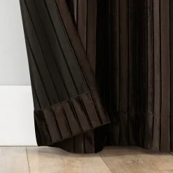 Sun Zero Cascade Grommet Top Blackout Single Curtain Panel