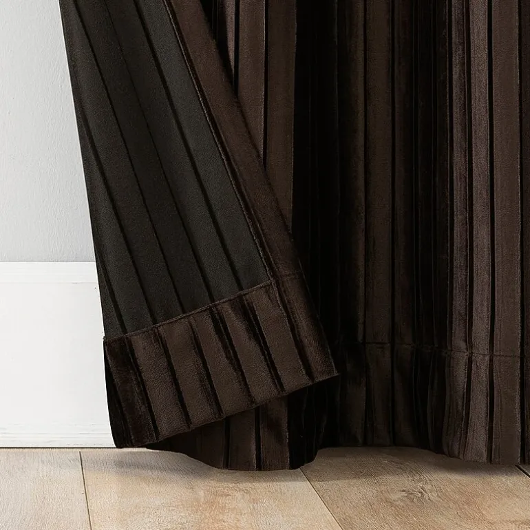 Sun Zero Cascade Grommet Top Blackout Single Curtain Panel