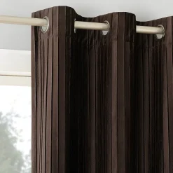 Sun Zero Cascade Grommet Top Blackout Single Curtain Panel
