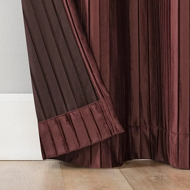 Sun Zero Cascade Grommet Top Blackout Single Curtain Panel