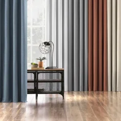 Sun Zero Channing Grommet Top Energy Saving 100% Blackout Single Curtain Panel