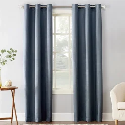 Sun Zero Cooper Grommet Top Energy Saving Light-Filtering Single Curtain Panel