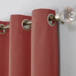 Sun Zero Cooper Grommet Top Energy Saving Light-Filtering Single Curtain Panel