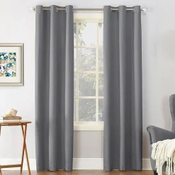 Sun Zero Cooper Grommet Top Energy Saving Light-Filtering Single Curtain Panel